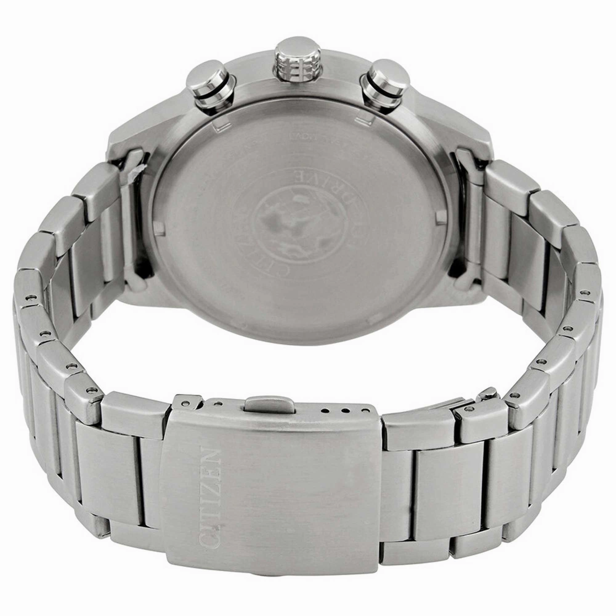 Citizen Men's Watch - Chronograph Power Reserve Blue Dial Silver Bracelet | CA4420-81L
