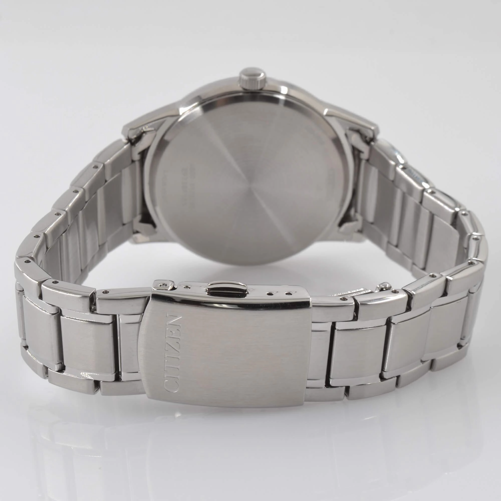 Citizen Men's Watch - Eco-Drive Blue Dial Silver Stainless Steel Bracelet | AW0100-86L