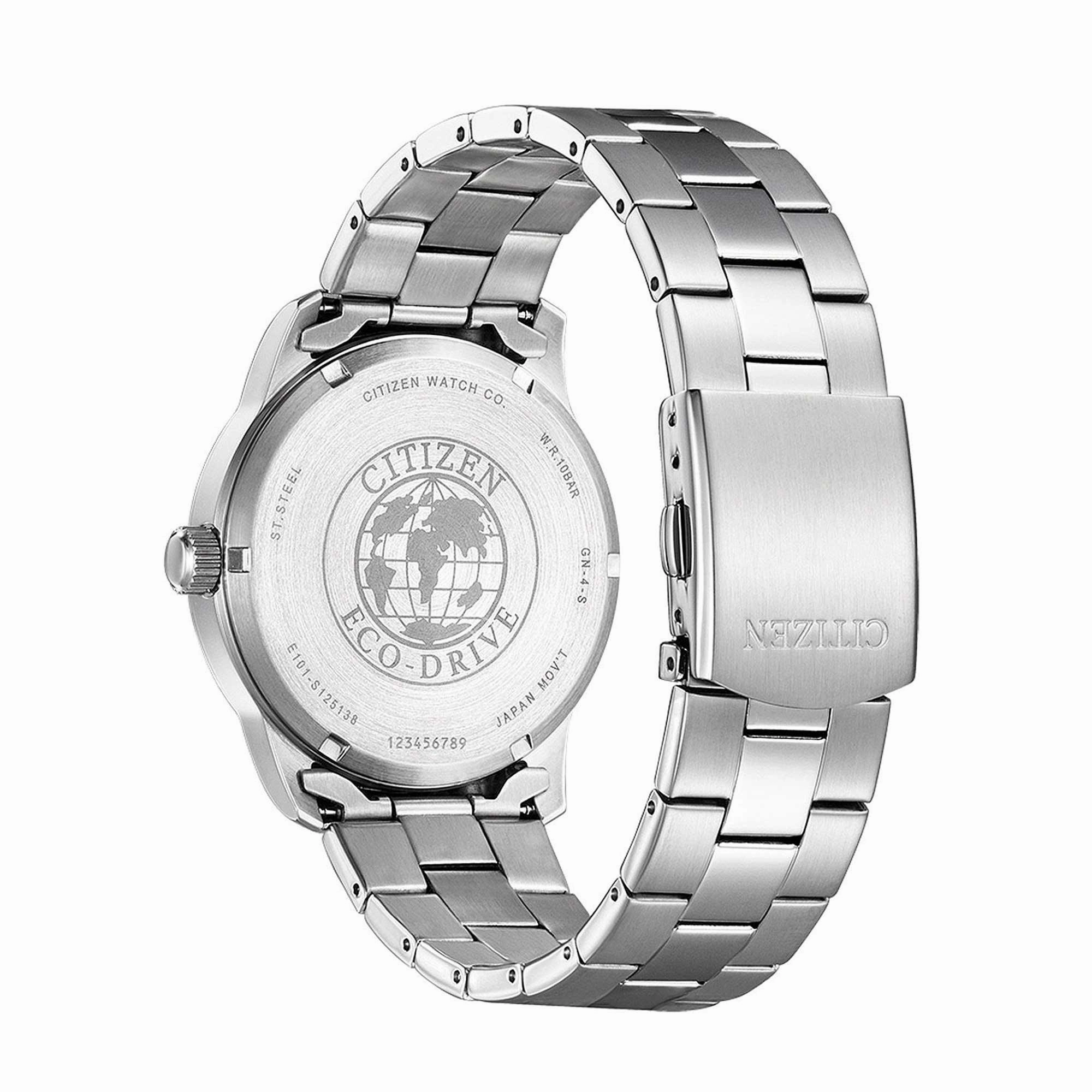 Citizen Men's Watch - Eco-Drive Green Dial Stainless Steel Bracelet | BM7551-84X