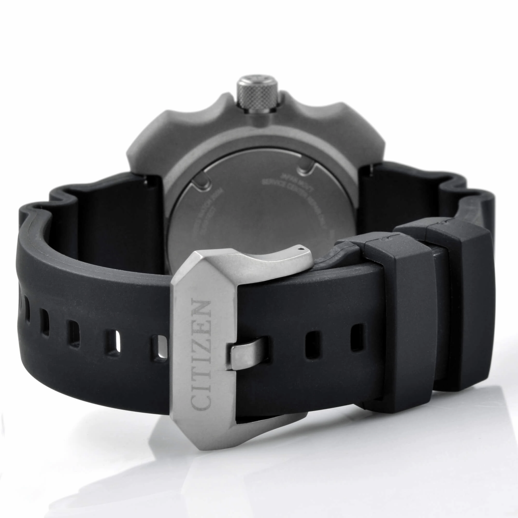 Citizen Men's Watch - Promaster Eco-Drive Black Dial Polyurethane Strap | BN0220-16E