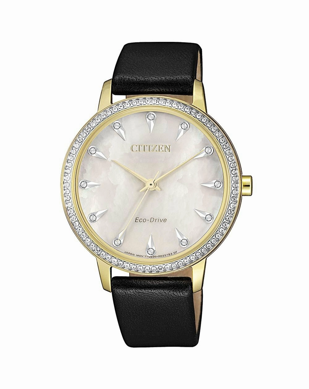 Citizen Mother Of Pearl Swarovski? Dress Watch FE7042-07D