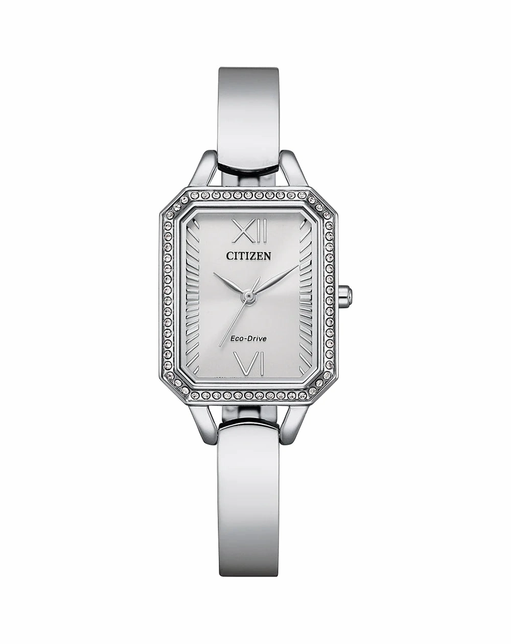 Citizen Silver Dial Womens Watch EM0980-50A