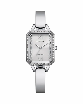 Citizen Silver Dial Womens Watch EM0980-50A