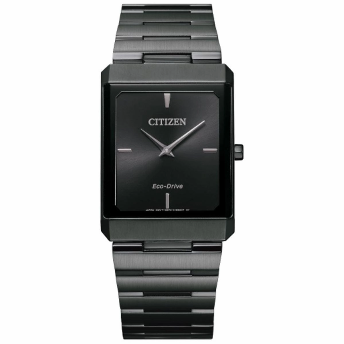 Citizen Unisex Eco Drive Watch - Stiletto Black Dial Bracelet | AR3107-57E