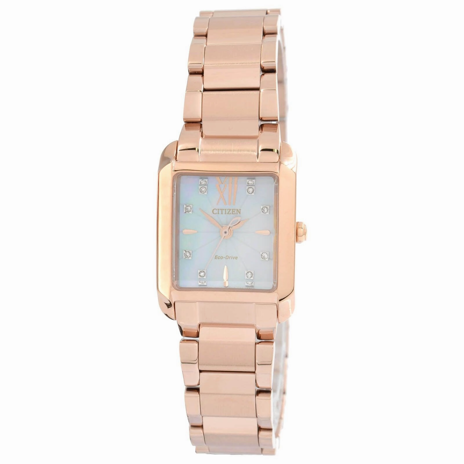 Citizen Women's Eco Drive Watch - Bianca L Rose Gold Tone Bracelet | EW5553-51D