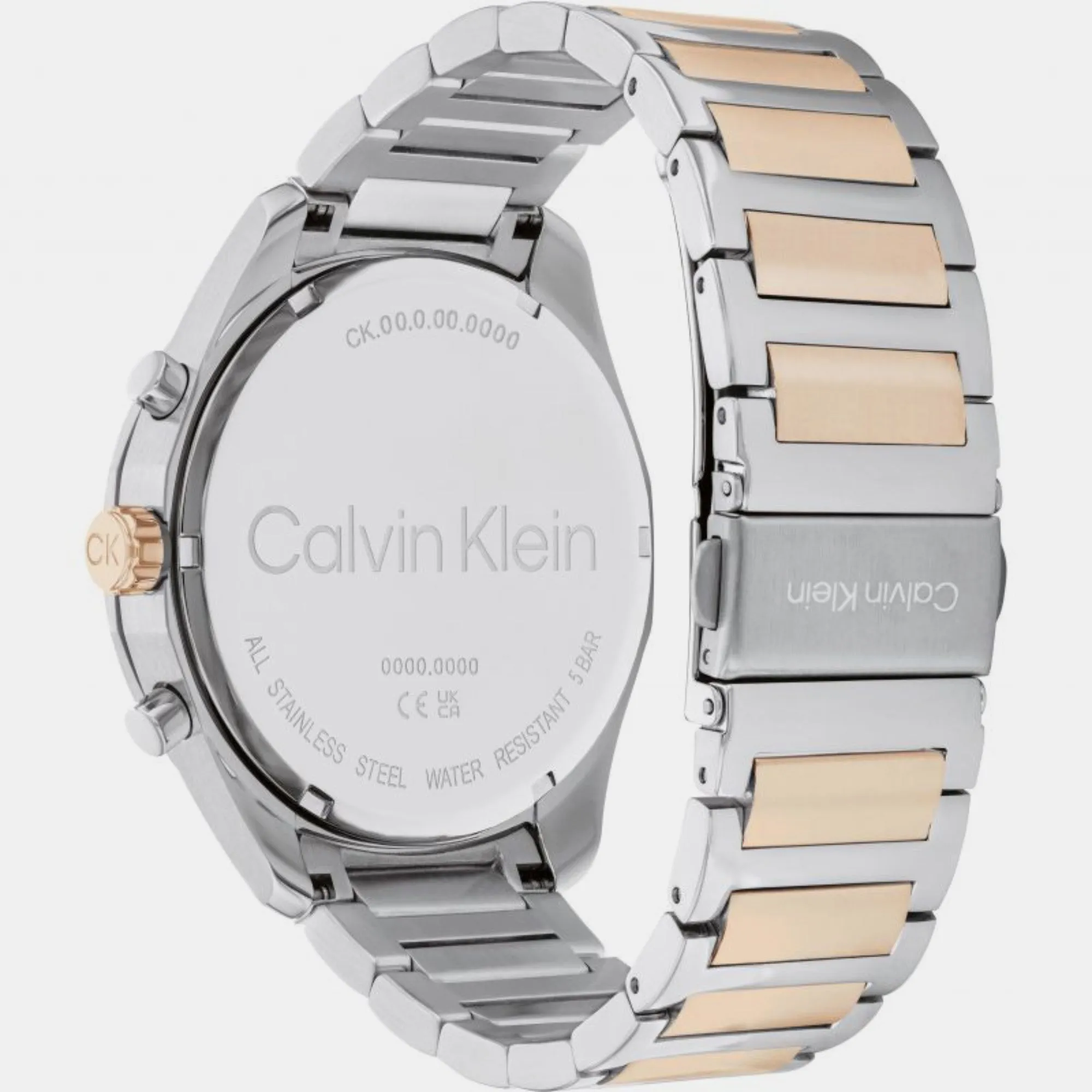 Ck Force Men Blue Chronograph Stainless Steel Watch 25200265