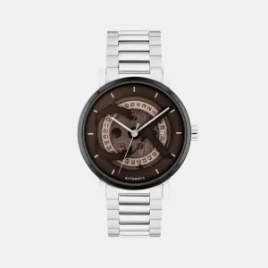 Ck Iconic Unisex Automatic Brown Dial Analog Stainless Steel Watch 25300018