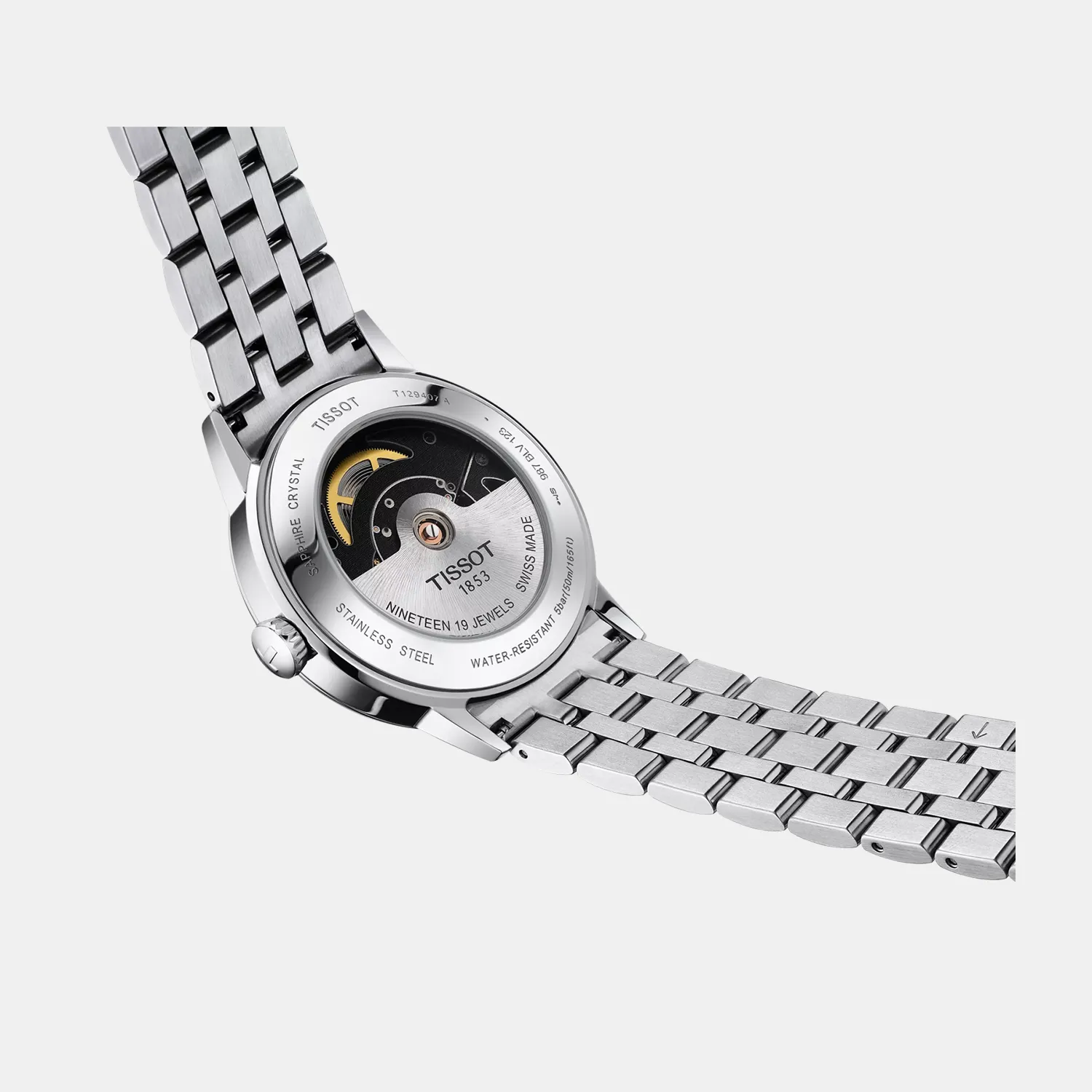 Classic Dream T-Classic Men Analog Silver Dial Swiss Tissot Automatic Stainless Steel Watch T1294071103100