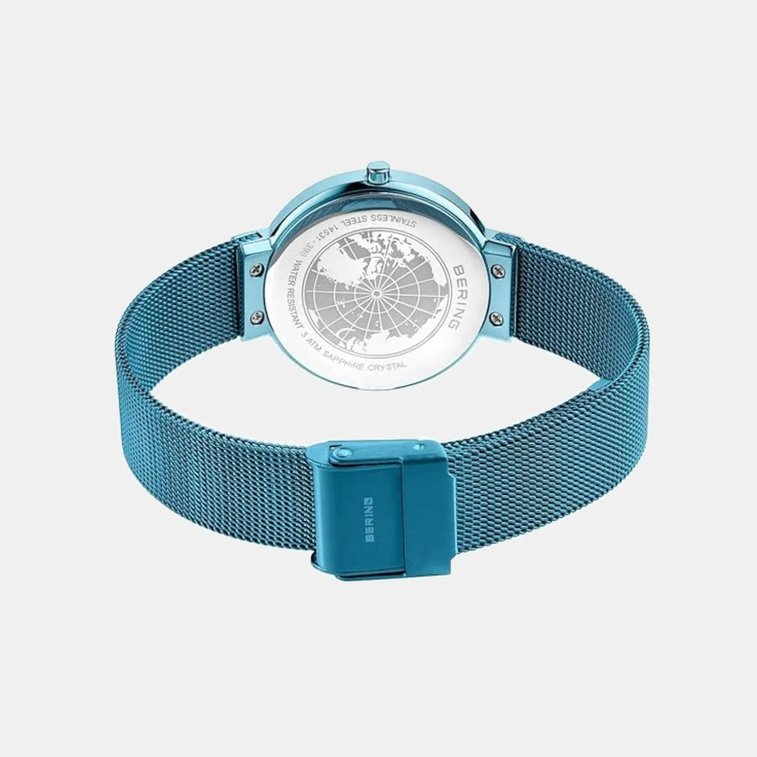 Classic Women Blue Dial Analog Stainless Steel Watch 14531-388