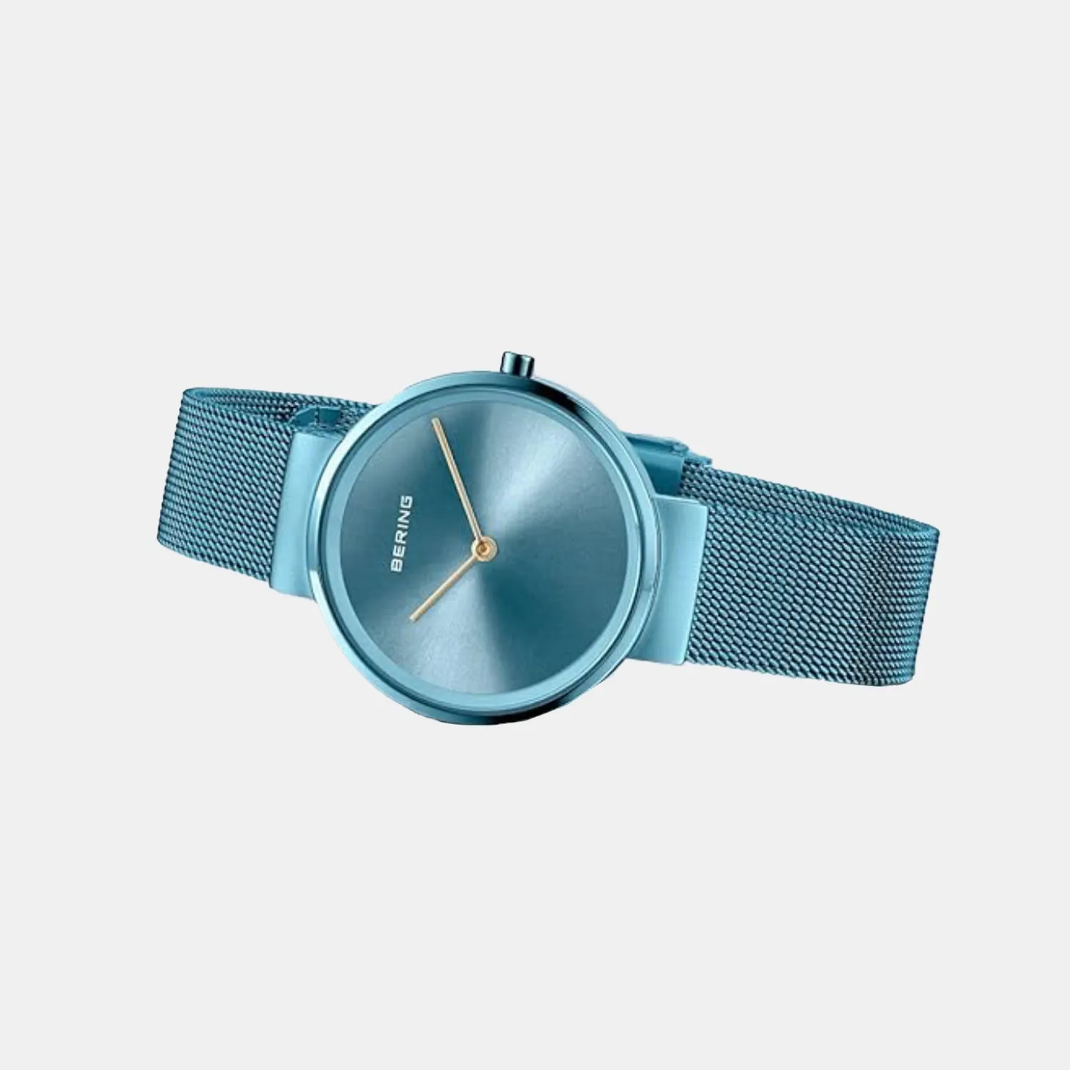 Classic Women Blue Dial Analog Stainless Steel Watch 14531-388