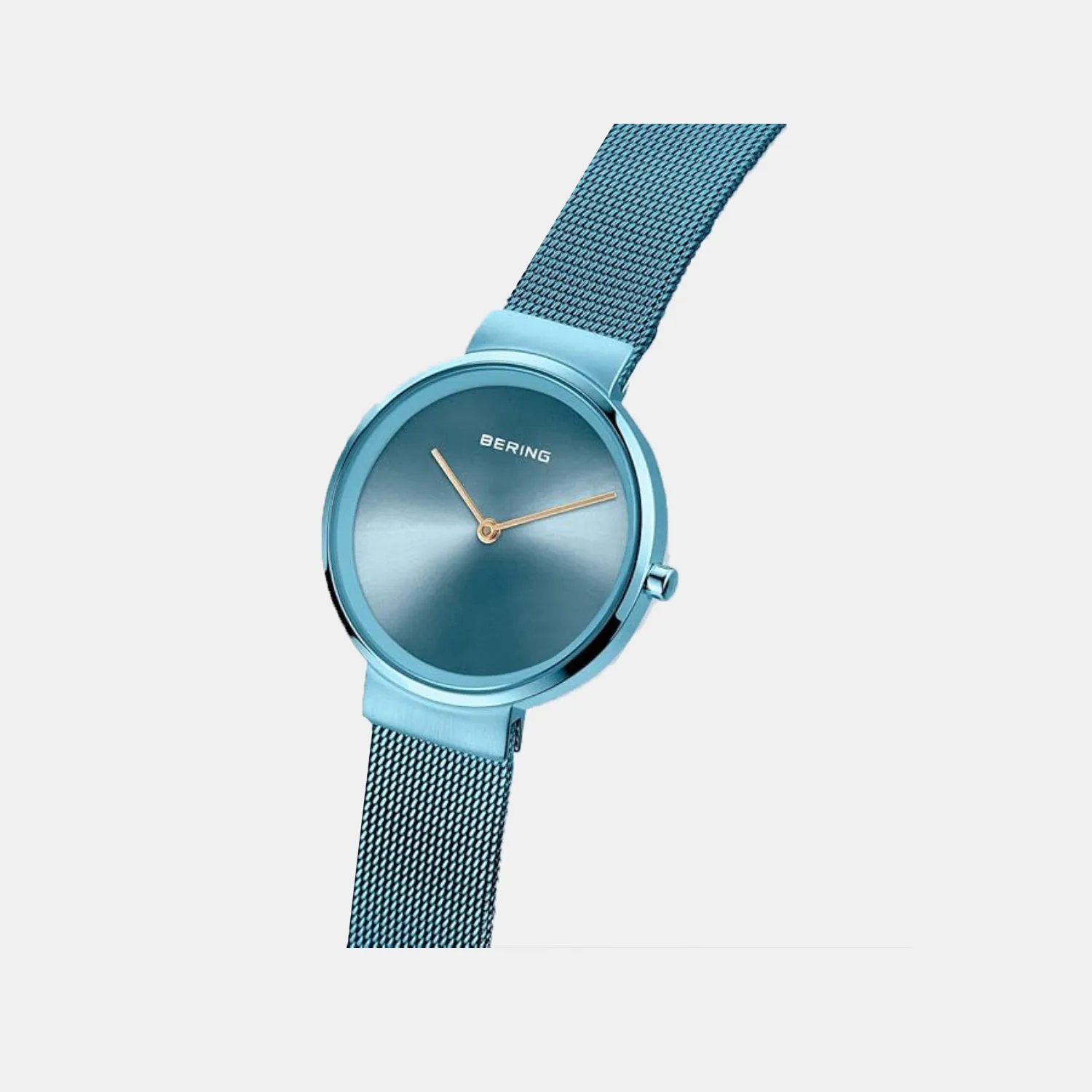 Classic Women Blue Dial Analog Stainless Steel Watch 14531-388