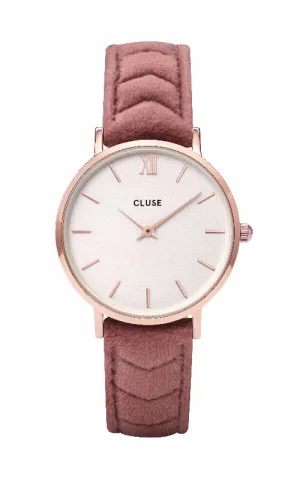 Coffret CLUSE X Negin Minuit Rose Gold Mesh/Pink Velvet