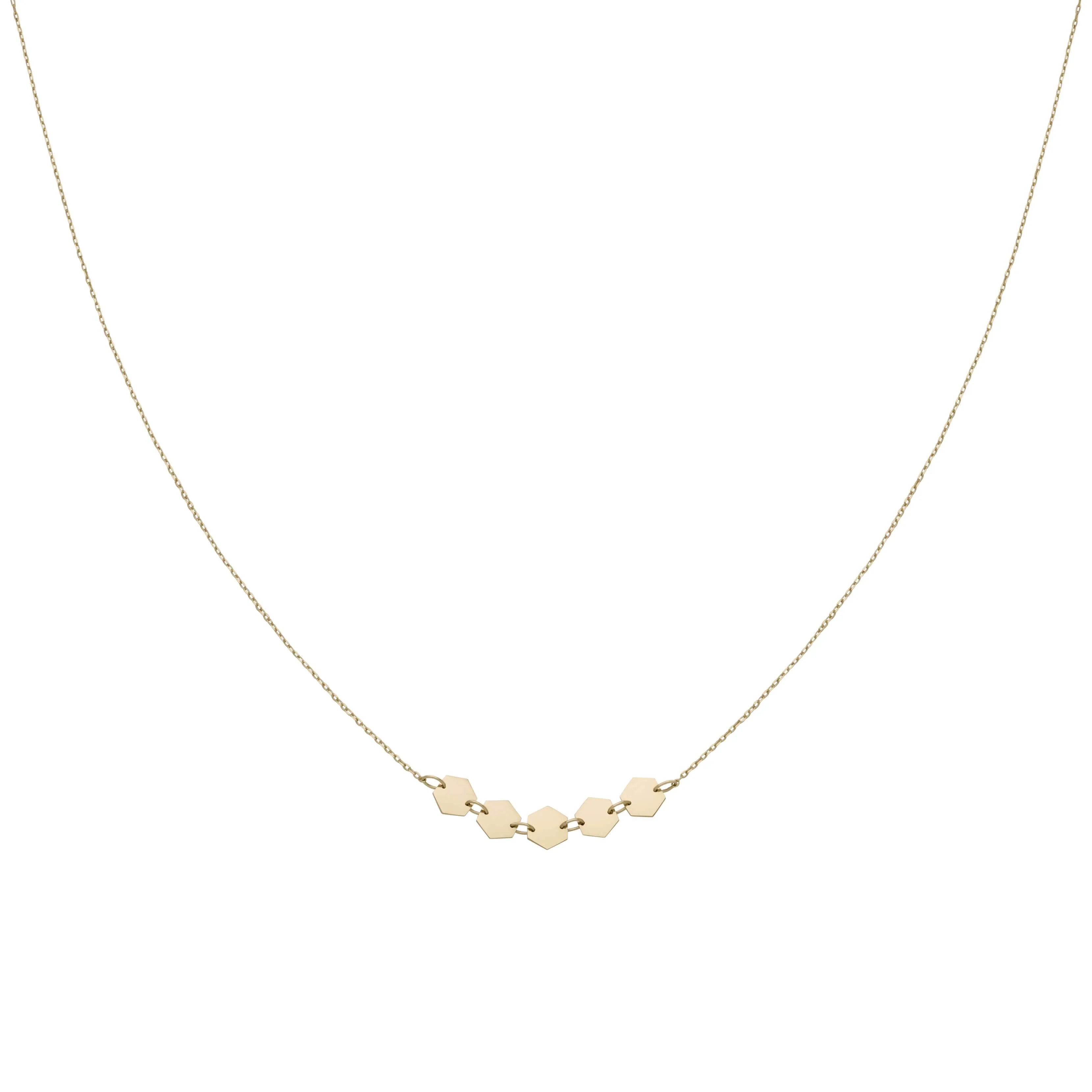 Collier CLUSE Essentielle Gold Hexagons CLJ21001