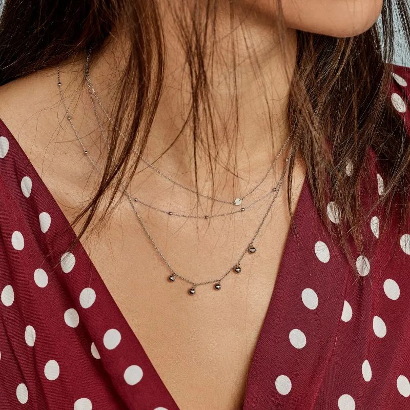 Collier CLUSE Essentielle Silver Orbs CLJ22006