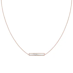 Collier CLUSE Idylle Rose Gold Marble Bar CLJ20009