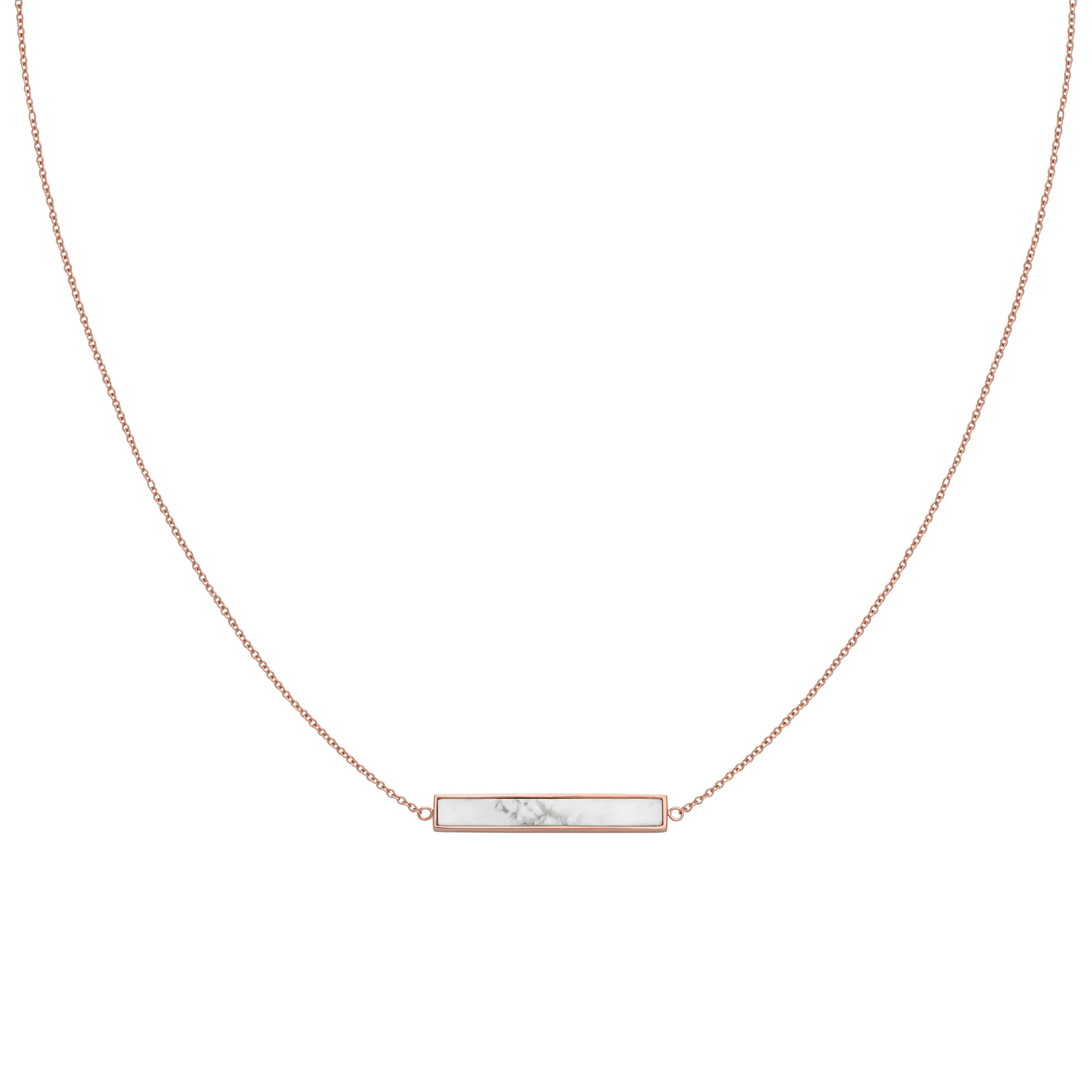 Collier CLUSE Idylle Rose Gold Marble Bar CLJ20009
