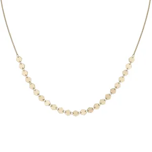 Collier/tour de cou CLUSE Essentielle Gold All Hexagons Choker CLJ21003