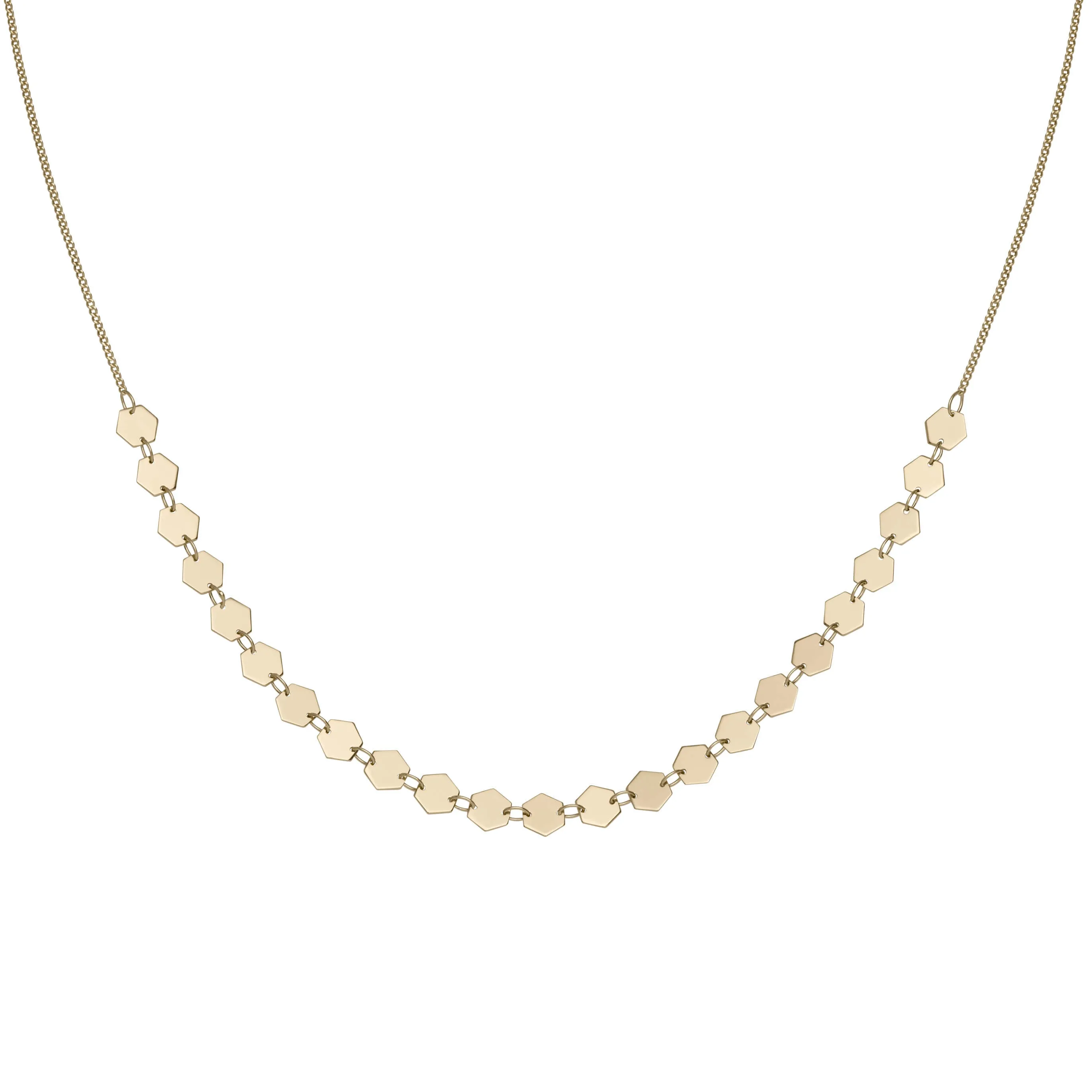 Collier/tour de cou CLUSE Essentielle Gold All Hexagons Choker CLJ21003