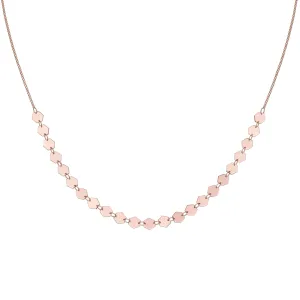 Collier/tour de cou CLUSE Essentielle Rose Gold All Hexagons Choker CLJ20003