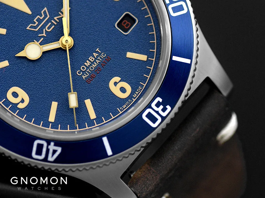 Combat SUB 42 Vintage Blue ?C Leather Ref. GL0417