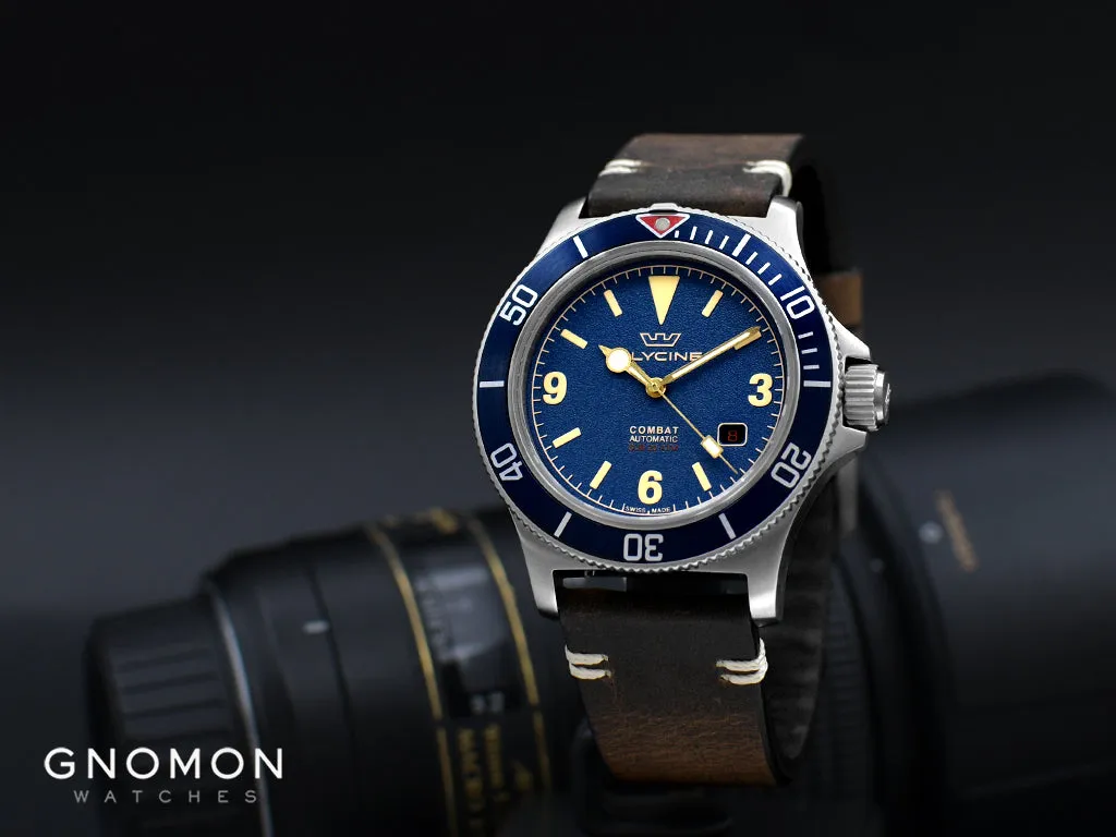 Combat SUB 42 Vintage Blue ?C Leather Ref. GL0417