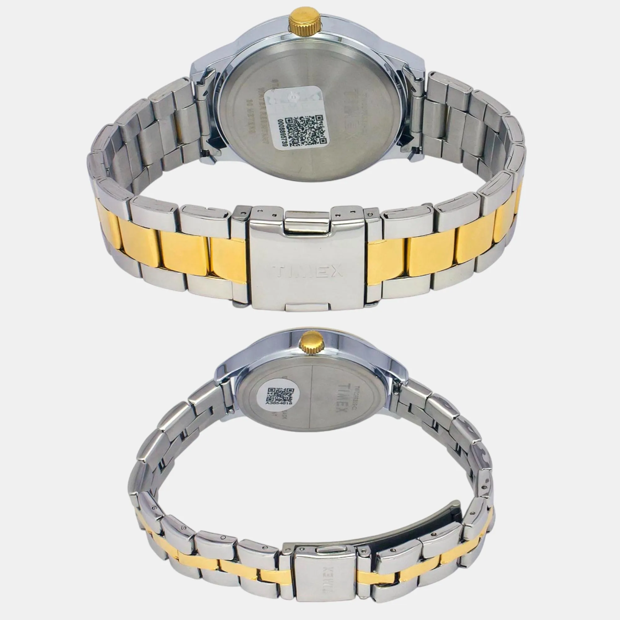 Couple Quartz Teal Dial Multi-Function Stainless Steel Watch TW00PR315