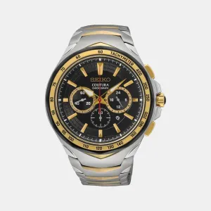 Coutura Men Quartz Black Dial Chronograph Stainless Steel Watch SRWZ26P9