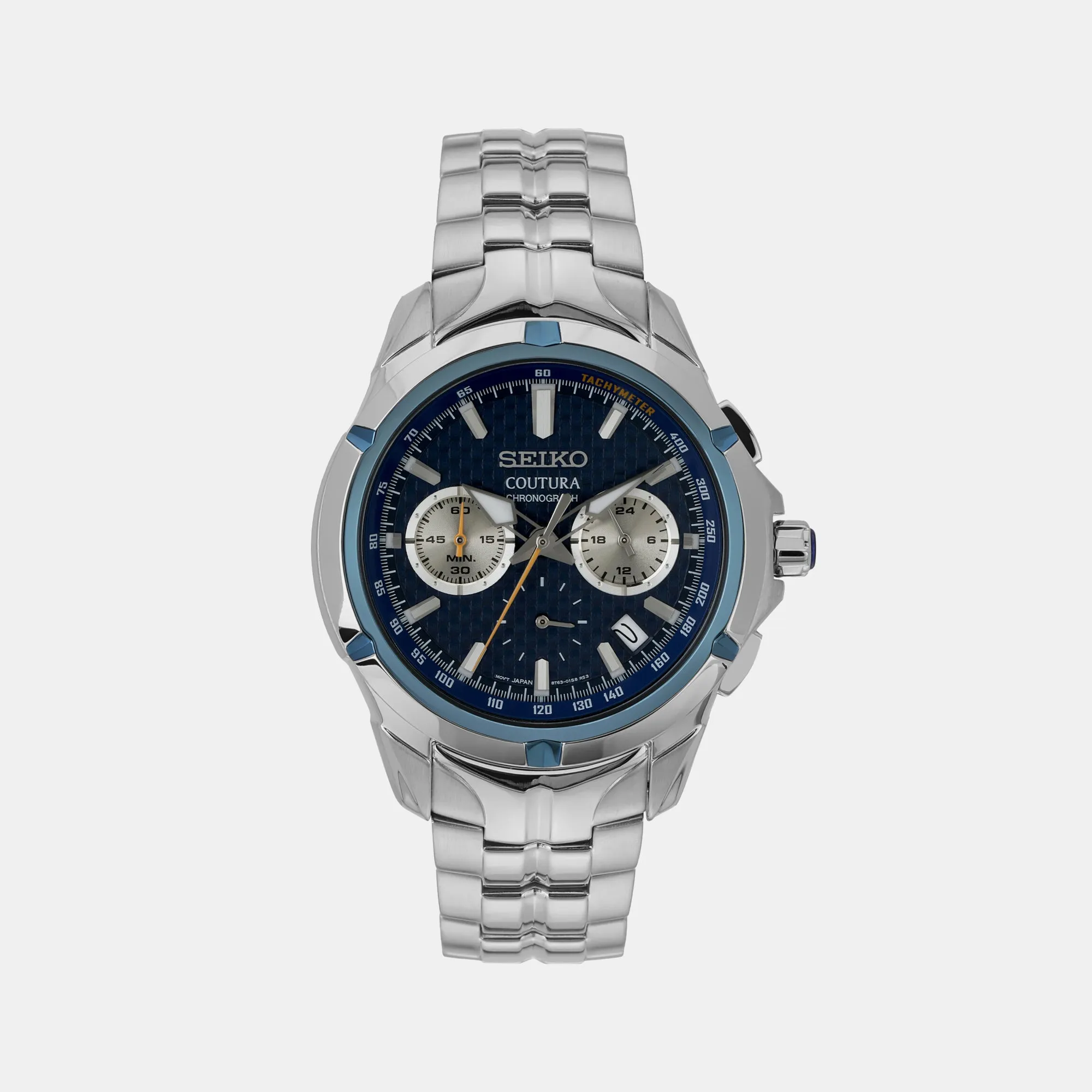 Coutura Men Quartz Blue Dial Chronograph Stainless steel Watch SSB431P9