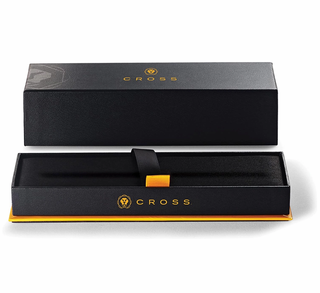 Cross Classic Century Classic Black Ballpoint Pen/0.7mm Pencil Set accentuated by 23 Karat gold-plated appointments