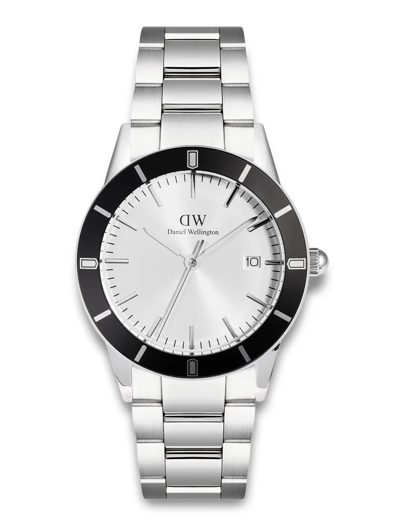 Daniel Wellington Black Bezel 40 S White