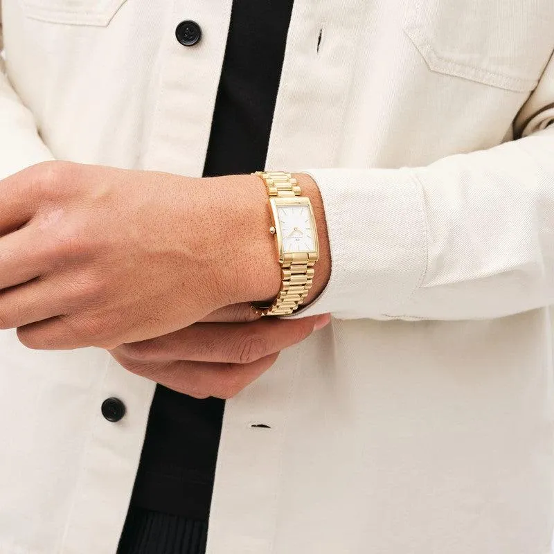 Daniel Wellington Bound 3-Link Gold Watch 35x24mm