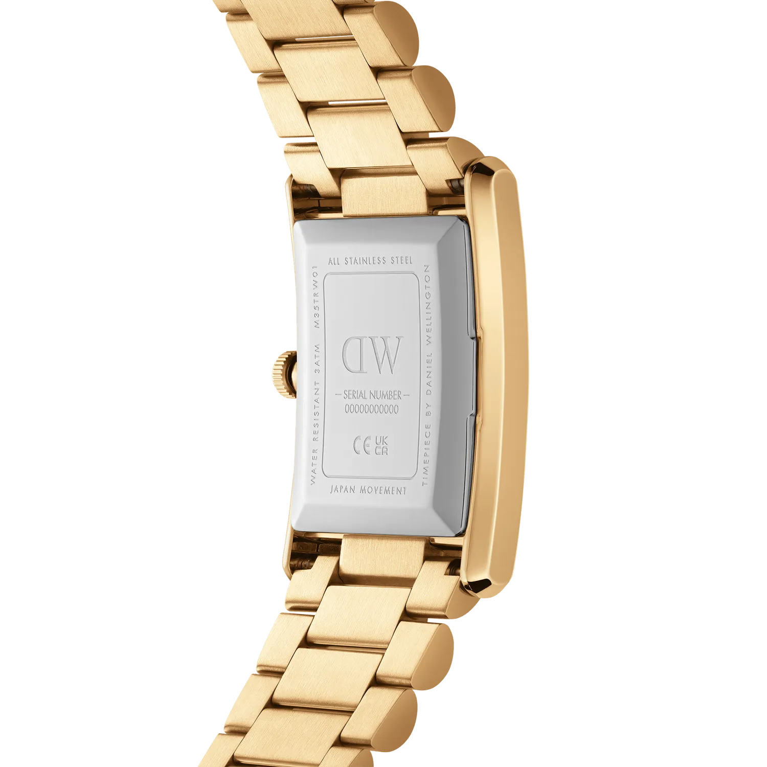 Daniel Wellington Bound 3-Link Gold White Dial Watch DW00100703