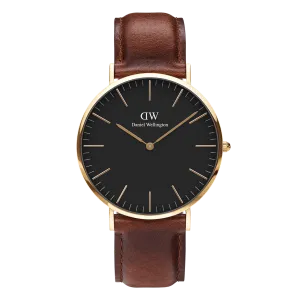 Daniel Wellington Classic 40mm St Mawes Black Dial Watch DW00100543