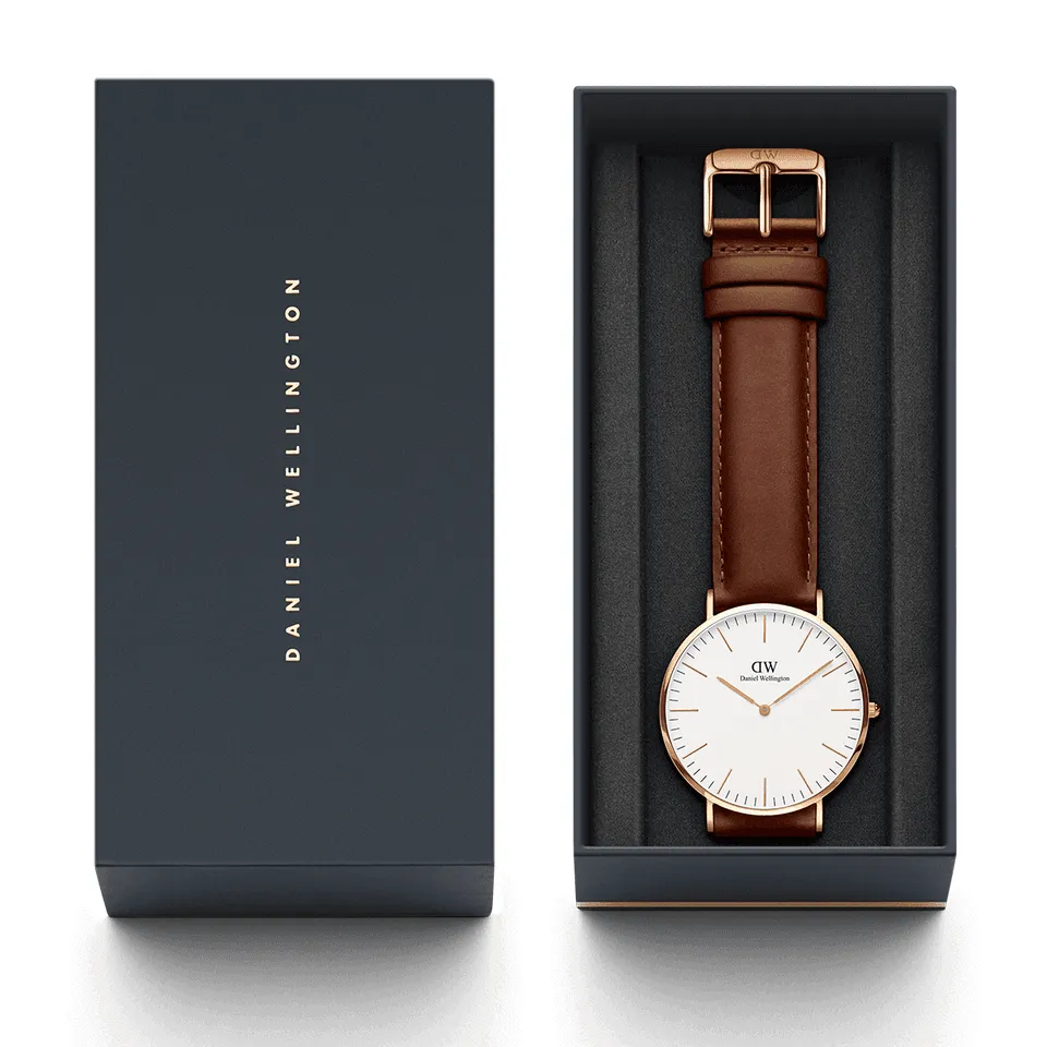 Daniel Wellington Classic 40mm St Mawes RG White DW00100006