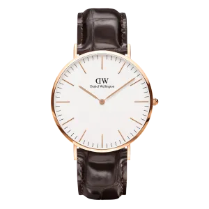 Daniel Wellington Classic 40mm York White Dial Watch DW00100011