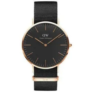 Daniel Wellington Classic Black RG Cornwall 40mm
