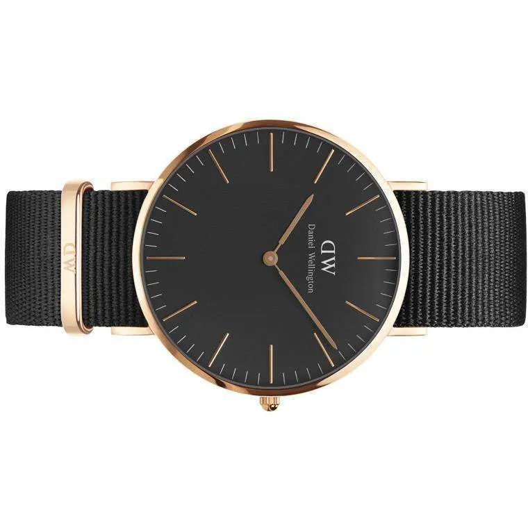 Daniel Wellington Classic Black RG Cornwall 40mm