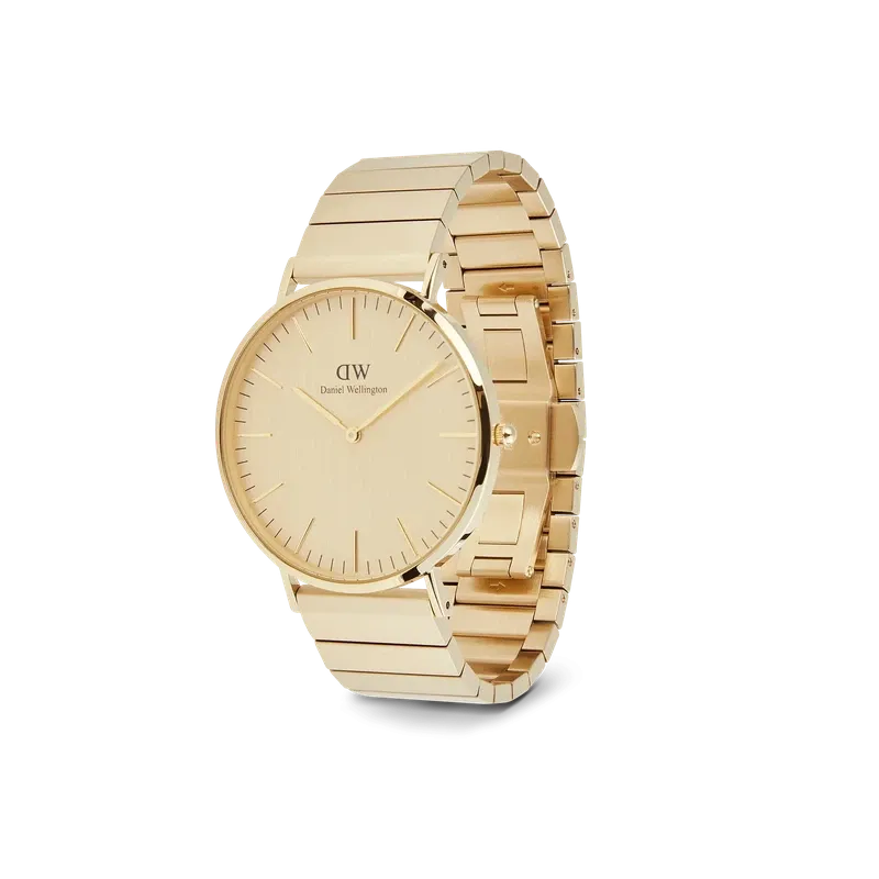 Daniel Wellington Classic Piano Link Gold Unitone Watch 40mm