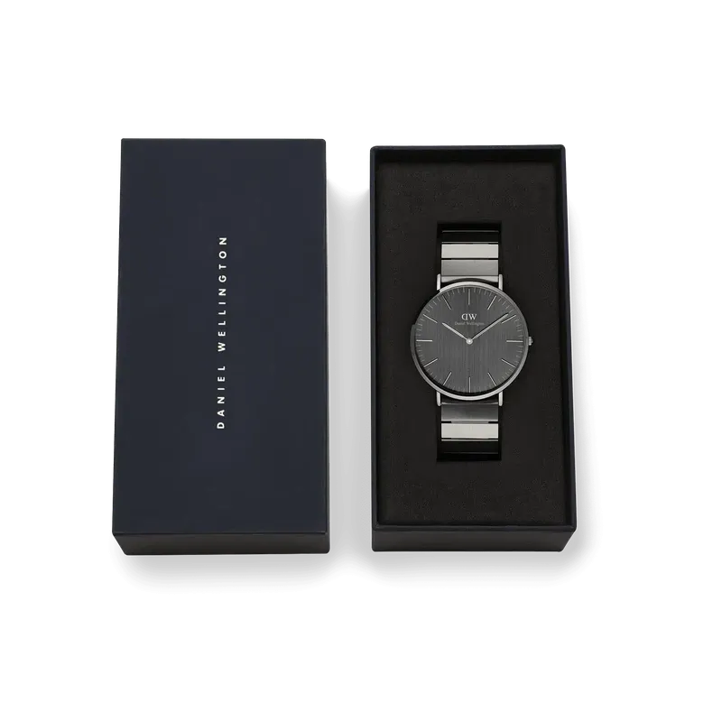 Daniel Wellington Classic Piano Link Graphite Unitone Watch 40mm