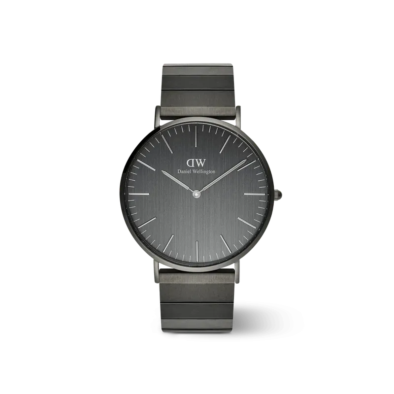 Daniel Wellington Classic Piano Link Graphite Unitone Watch 40mm