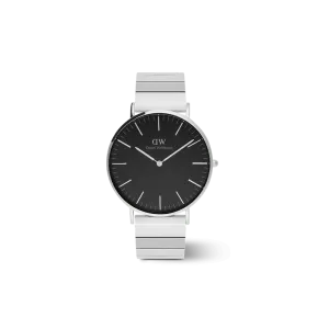 Daniel Wellington Classic Piano Link Onyx Silver Watch 40mm
