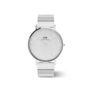 Daniel Wellington Classic Piano Link Silver Unitone Watch 40mm