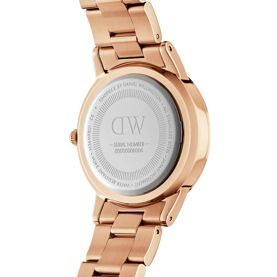 Daniel Wellington Iconic Link 28mm RG Black DW00100214