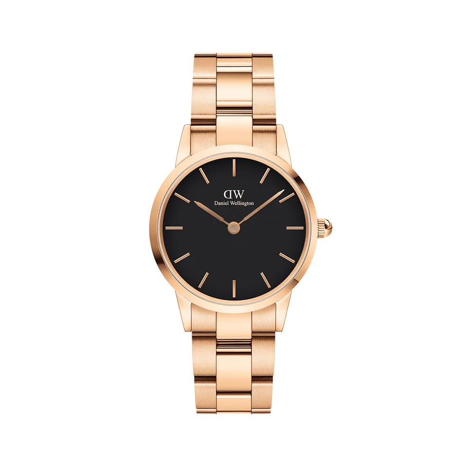 Daniel Wellington Iconic Link 28mm RG Black DW00100214