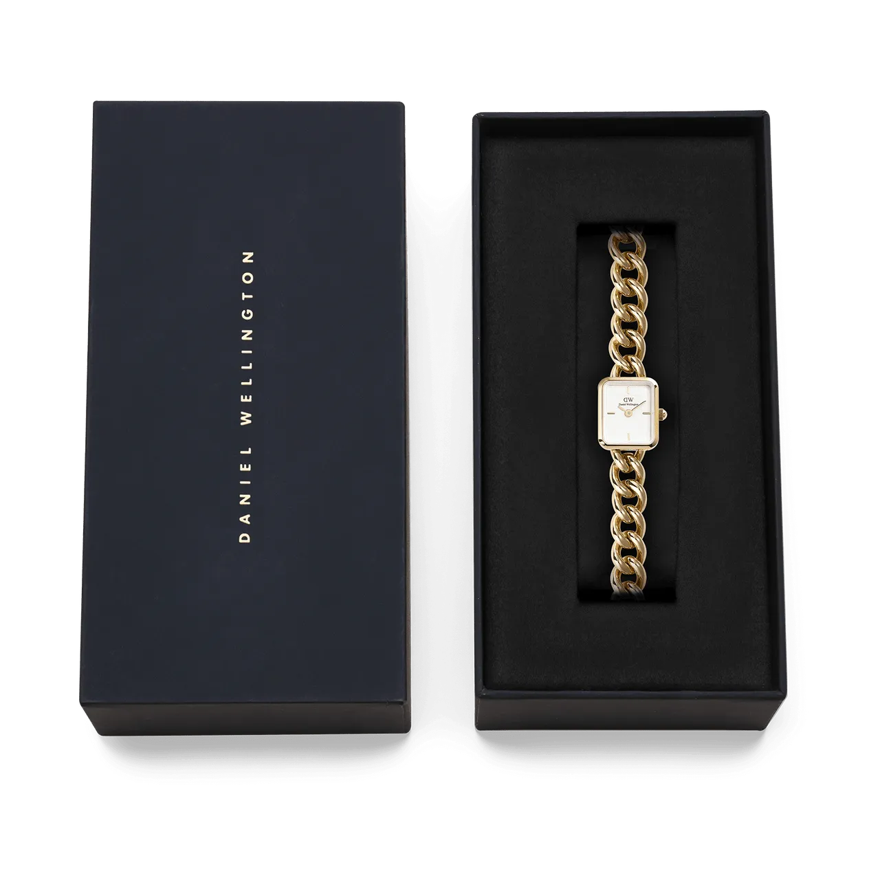Daniel Wellington Jolie Gold Chain White Dial Watch DW00100836