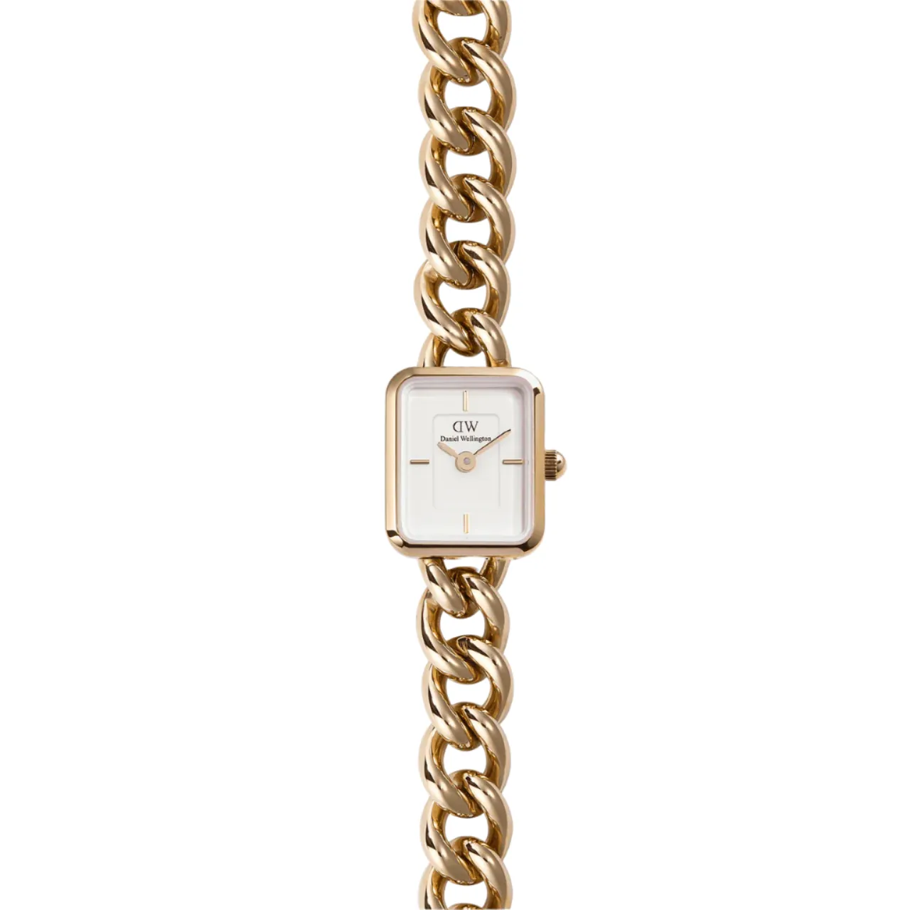 Daniel Wellington Jolie Rose Gold Chain White Dial Watch DW00100835