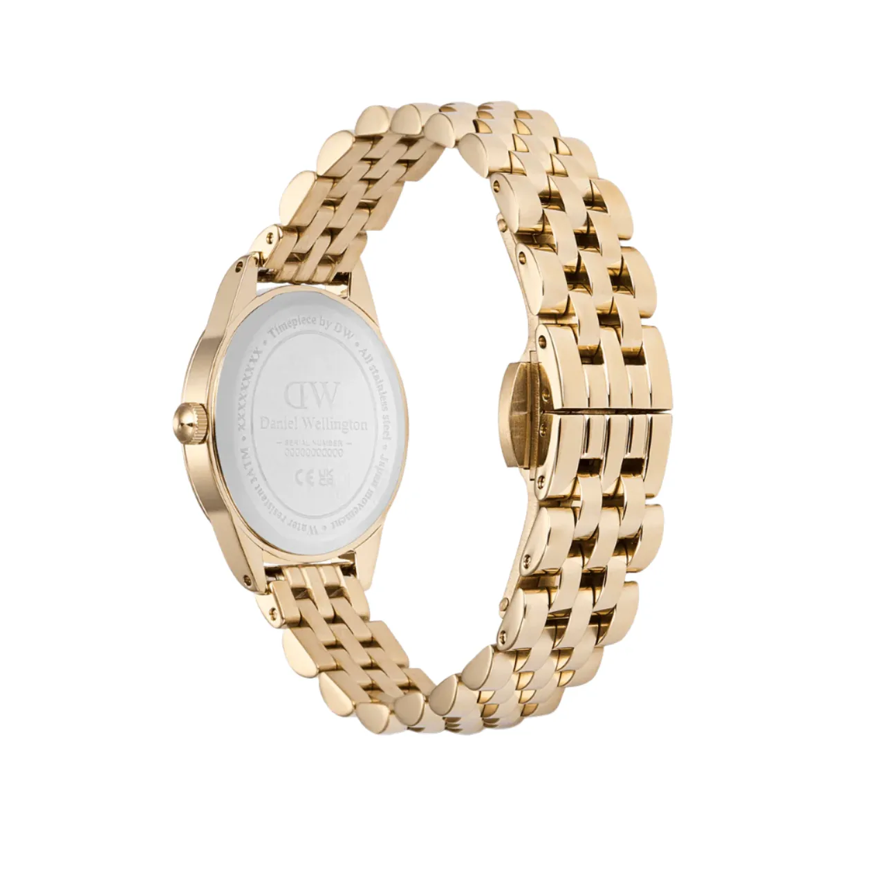 Daniel Wellington Ophelia Mini Beans Link White Dial Watch DW00100803