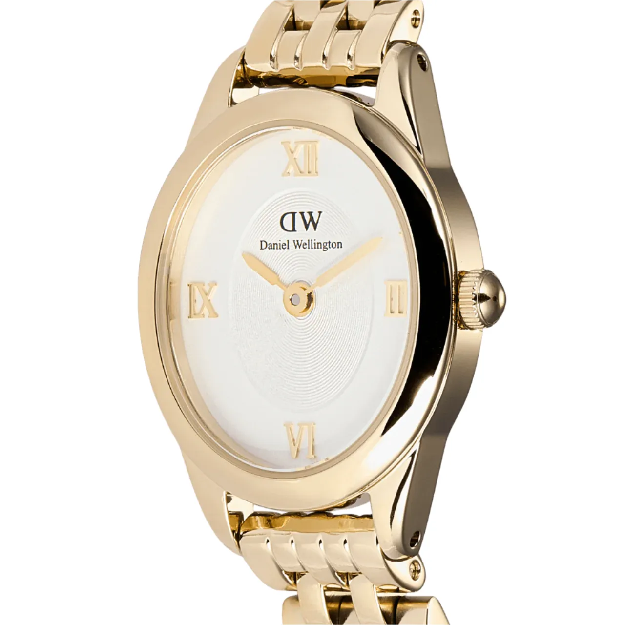 Daniel Wellington Ophelia Mini Beans Link White Dial Watch DW00100803