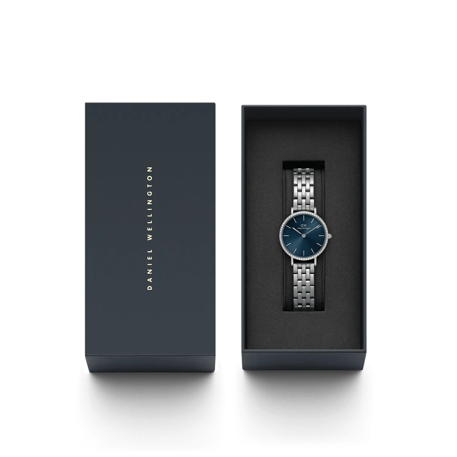 Daniel Wellington Petite 28mm Bezel 5-Link Arctic Sunray Watch DW00100664