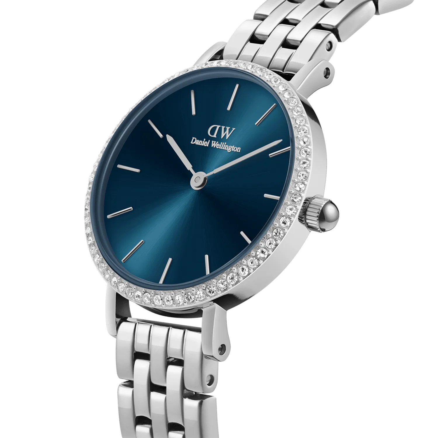 Daniel Wellington Petite 28mm Bezel 5-Link Arctic Sunray Watch DW00100664